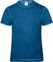 T-Shirt maglietta effetto moda vintage cotone B&C uomo 600BC6A