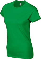  Maglietta T-Shirt maniche corte Donna Gildan girocollo, aderente soft style 64000L 600GD1D E3Ssport.it Stampa RicamoE3Ssport  E3S