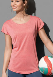  Maglietta T-Shirt riciclata ecosostenibile maniche corte Donna Stedman girocollo con cuciture laterali senza etichetta Recycled Sports-T Move Women ST8930 ACTIVE DRY 600SD9D E3Ssport.it Stampa RicamoE3Ssport  E3S