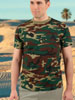  Maglietta T-Shirt maniche corte Uomo  Valento girocollo con cuciture laterali stampata mimetica Jungle CAVACAM Soldier CAVASOL 600VA5A E3Ssport.it Stampa RicamoE3Ssport  E3S