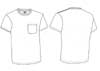  Maglietta T-Shirt maniche corte Adulto Unisex Valento girocollo, aderente con taschino, tinta unita Eagle CAVATOB 607VA1A E3Ssport.it Stampa RicamoE3Ssport  E3S