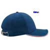  Cappellino 6 pannelli Baseball Atlantis pesante, regolazione metallo con inserti, etichetta removibile Pilot Piping Sandwich 618AT18A E3Ssport.it Stampa RicamoE3Ssport  E3S