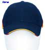  Cappellino 6 pannelli pesante cotone Adulto Unisex Valento visiera curva, regolazione posteriore con velcro sandwich e inserti nazione Furia GOVAFUR 618VA5A E3Ssport.it Stampa RicamoE3Ssport  E3S