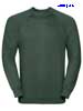  Felpa girocollo Uomo  Russel felpata con polsi e fondo costina tinta unita 762M Adults Classic Sweatshirt 625JZ1A E3Ssport.it Stampa RicamoE3Ssport  E3S