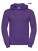  Felpa cappuccio Uomo  Russel felpata con polsi e fondo costina, tascone marsupio tinta unita 575M Adults Hooded Sweatshirt 626JZ1A E3Ssport.it Stampa RicamoE3Ssport  E3S