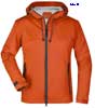  Giacca softshell leggera Donna James & Nicholson impermeabile, con cappuccio con inserti JN1097 Ladies Outdoor Jacket 722JN3D E3Ssport.it Stampa RicamoE3Ssport  E3S