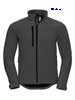  Giacca tecnica Soft Shell Uomo  Russel con tasche, taschino, polsi con velcro, fondo con elastico tinta unita 140M Mens Softshell Jacket 724JZ2A E3Ssport.it Stampa RicamoE3Ssport  E3S