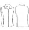  Giacca gilet tecnica softshell 3 strati impermeabile antivento interno pile Donna Valento con tasche tinta unita Candice CHVACAN 725VA1D E3Ssport.it Stampa RicamoE3Ssport  E3S