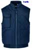  Giacca gilet imbottito trapuntato husky Adulto Unisex Valento senza maniche, con tasche e zip lunga intera tinta unita Worker CHVAWOR 748VA11A E3Ssport.it Stampa RicamoE3Ssport  E3S