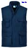  Giacca gilet imbottita Adulto Unisex Valento senza maniche, zip coperta con velcro, multitasche tinta unita Printer CHVAPRI 748VA3A E3Ssport.it Stampa RicamoE3Ssport  E3S