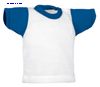 immagine aggiuntiva 2- Mini T-Shirt maglietta maniche corte poliestere Valento girocollo con cuciture laterali bicolore, stampabile in sublimazione Minicamiseta CAVAMIN 871VA1U E3Ssport.it Stampa RicamoE3Ssport  E3S