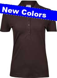  Polo maglietta manica corta Donna Tee Jays bottoni TJ145 610TJ1D E3Ssport.it Stampa RicamoE3Ssport  E3S