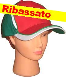  Cappellino 6 pannelli Baseball Result pesante, regolazione velcro tricolore Italia 618RT1A E3Ssport.it Stampa RicamoE3Ssport  E3S