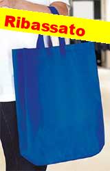  Borsa shopper in TNT plastificato Valento manici corti, soffietti laterali tinta unita Shopping BOVASHO 35x46.5x12 832VA2U E3Ssport.it Stampa RicamoE3Ssport  E3S